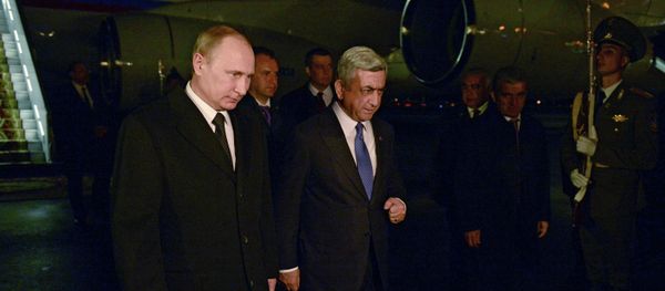 Working visit of the president of Russia V. Putin to Armenia - Sputnik International