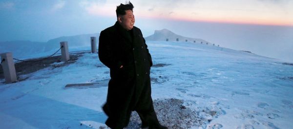 North Korean leader Kim Jong Un views the dawn from the summit of Mt Paektu April 18, 2015, in this photo released by North Korea's Korean Central News Agency (KCNA) on April 19, 2015. North Korean leader Kim Jong Un views the dawn from the summit of Mt Paektu April 18, 2015, in this photo released by North Korea's Korean Central News Agency (KCNA) on April 19, 2015. - Sputnik International