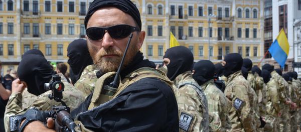 Recruits sworn in for Azov Battalion in Kiev Recruits sworn in for Azov Battalion in Kiev - Sputnik International