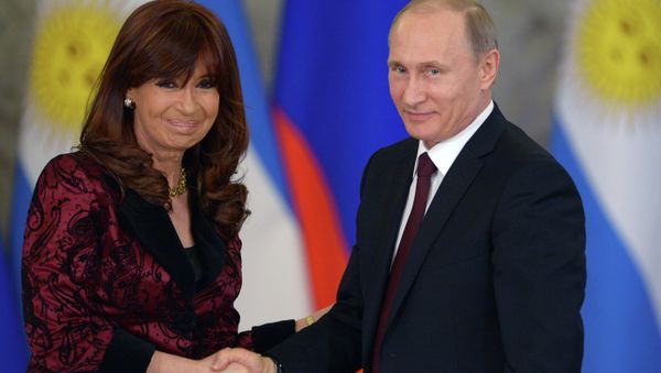 Russian President Vladimir Putin's meeting with President of Argentina Cristina Fernandez de Kirchner - Sputnik International