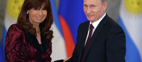 Russian President Vladimir Putin's meeting with President of Argentina Cristina Fernandez de Kirchner Russian President Vladimir Putin's meeting with President of Argentina Cristina Fernandez de Kirchner - Sputnik International