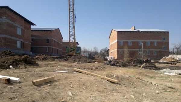 The migrant holding facility in Zhdanovka The migrant holding facility in Zhdanovka - Sputnik International