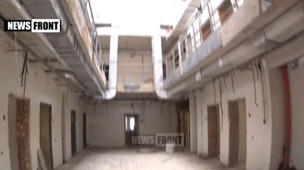 The migrant holding facility in Zhdanovka The migrant holding facility in Zhdanovka - Sputnik International