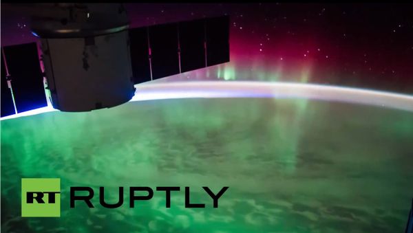 The beauty of the southern lights captured in ISS time-lapse - Sputnik International