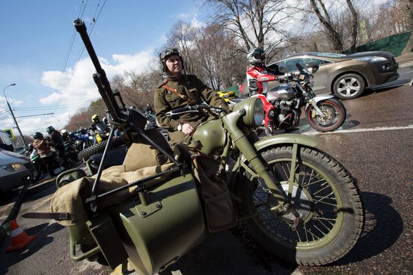From Moscow to Berlin on Bikes: Night Wolves' Victory Day Rally - Sputnik International
