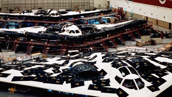 Production line for the B-2 bomber, which the Air Force is seeking to replace with the LRS-B. Production line for the B-2 bomber, which the Air Force is seeking to replace with the LRS-B. - Sputnik International