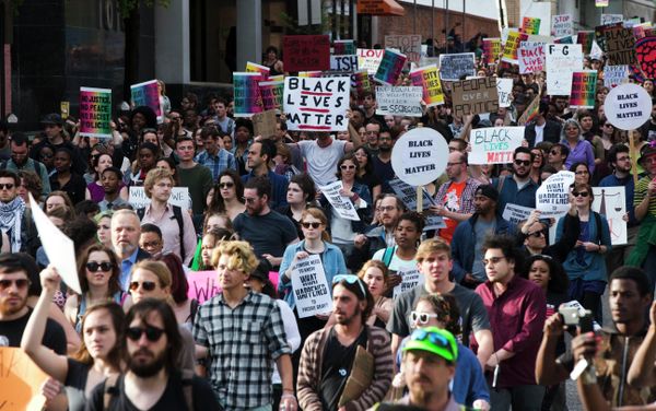 Protestors march Wednesday, April 29, 2015, in Baltimore. Protestors march Wednesday, April 29, 2015, in Baltimore. - Sputnik International