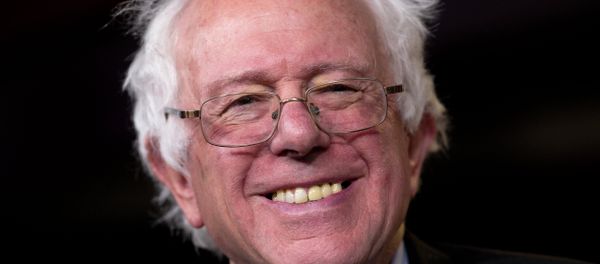 Sen. Bernie Sanders, I-Vt., smiles as he is asked about running for president during a news conference on Capitol Hill in Washington, Wednesday Sen. Bernie Sanders, I-Vt., smiles as he is asked about running for president during a news conference on Capitol Hill in Washington, Wednesday - Sputnik International