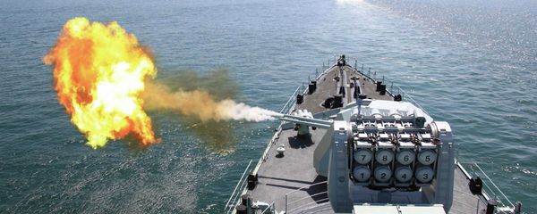 In this April 26, 2012 file photo released by China's Xinhua News Agency, Chinese navy's missile destroyer DDG-112 Harbin fires a shell during the China-Russia joint naval exercise in the Yellow Sea In this April 26, 2012 file photo released by China's Xinhua News Agency, Chinese navy's missile destroyer DDG-112 Harbin fires a shell during the China-Russia joint naval exercise in the Yellow Sea - Sputnik International