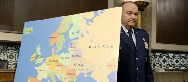 U.S. Air Force Gen. Philip Breedlove, former commander of the U.S. European Command and Supreme Allied Commander for Europe, arrives to testify before a Senate Armed Services Committee hearing on Capitol Hill in Washington, April 30, 2015 U.S. Air Force Gen. Philip Breedlove, former commander of the U.S. European Command and Supreme Allied Commander for Europe, arrives to testify before a Senate Armed Services Committee hearing on Capitol Hill in Washington, April 30, 2015 - Sputnik International