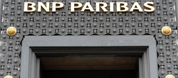 Logo of one of the buildings of France's top bank BNP Paribas headquarters in Paris - Sputnik International