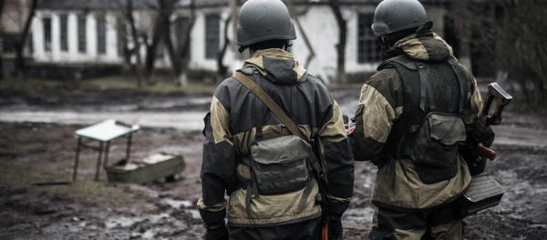 Militia of the DPR in the village of Shirokino - Sputnik International