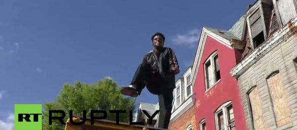 USA: Michael Jackson rocks Baltimore protest - Sputnik International