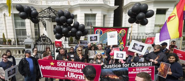 Rally in commemoration of Odessa victims in London - Sputnik International