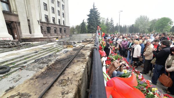 Rally held to commemorate those killed in Odessa on May 2, 2014 Rally held to commemorate those killed in Odessa on May 2, 2014 - Sputnik International