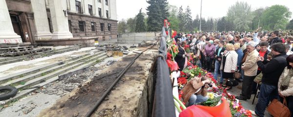Rally held to commemorate those killed in Odessa on May 2, 2014 Rally held to commemorate those killed in Odessa on May 2, 2014 - Sputnik International