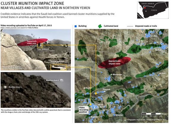 Saudi-Led Coalition Uses Prohibited US Cluster Munitions in Yemen - HRW Saudi-Led Coalition Uses Prohibited US Cluster Munitions in Yemen - HRW - Sputnik International