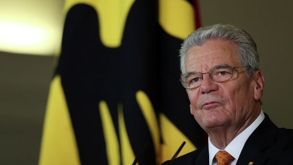 German President Joachim Gauck German President Joachim Gauck - Sputnik International