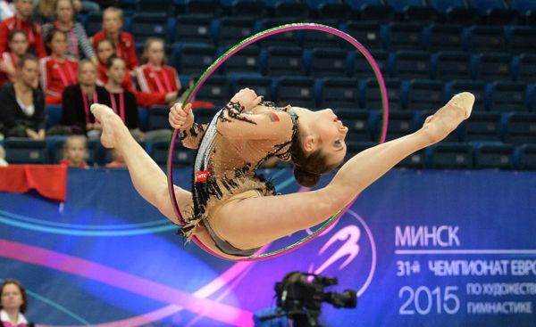 Magic of Grace and Flexibility: European Rhythmic Gymnastics Championship - Sputnik International