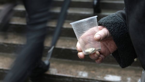 Beggar in Kiev - Sputnik International