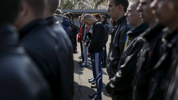Ukrainian conscripts - Sputnik International