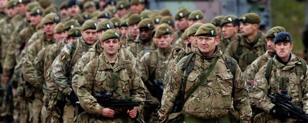 British soldiers attend a military exercise north of the capital Vilnius, Lithuania. British soldiers attend a military exercise north of the capital Vilnius, Lithuania. - Sputnik International
