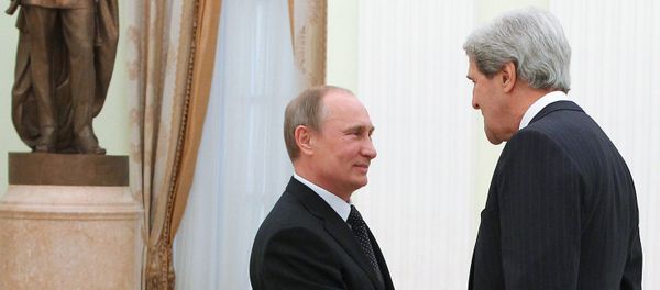 Russian President V.Putin meets with John Kerry - Sputnik International