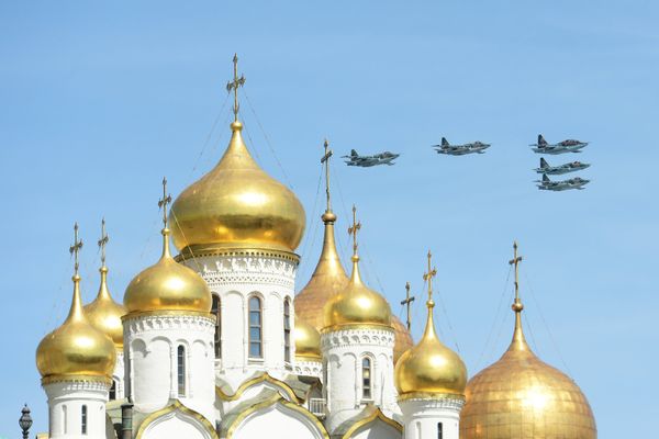 Final rehearsal of military parade to mark 70th anniversary of Victory in 1941-1945 Great Patriotic War - Sputnik International