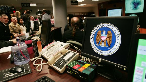 A computer workstation bears the National Security Agency (NSA) logo inside the Threat Operations Center inside the Washington suburb of Fort Meade, Maryland A computer workstation bears the National Security Agency (NSA) logo inside the Threat Operations Center inside the Washington suburb of Fort Meade, Maryland - Sputnik International