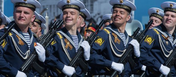 Final rehearsal of military parade to mark 70th anniversary of Victory in 1941-1945 Great Patriotic War - Sputnik International