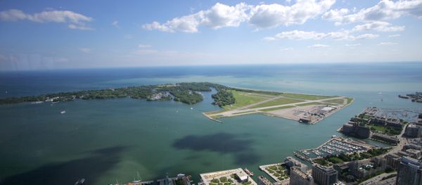 Lake Ontario as seen from Toronto's CN Tower Lake Ontario as seen from Toronto's CN Tower - Sputnik International