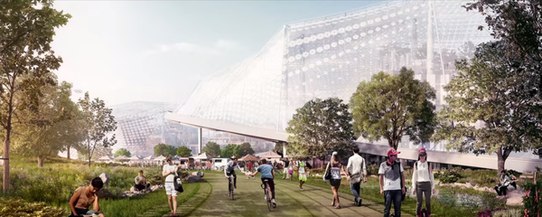 The headquarters will blend seamlessly between indoor and outdoor space, opening onto acres of parks and marshland. - Sputnik International