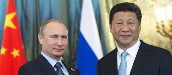 President Vladimir Putin meets with Chinese President Xi Jinping - Sputnik International
