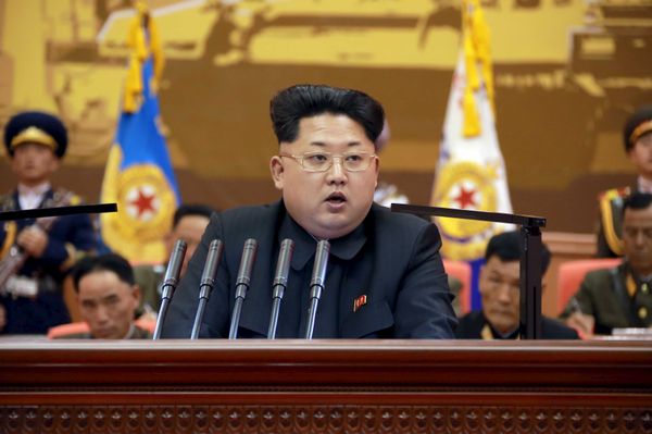 North Korean leader Kim Jong Un speaks during the 5th meeting of training officers of the Korean People's Army North Korean leader Kim Jong Un speaks during the 5th meeting of training officers of the Korean People's Army - Sputnik International