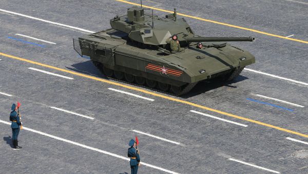 A T-14 tank with the Armata Universal Combat Platform - Sputnik International