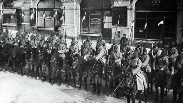 The 1st Cavalry parading - Sputnik International