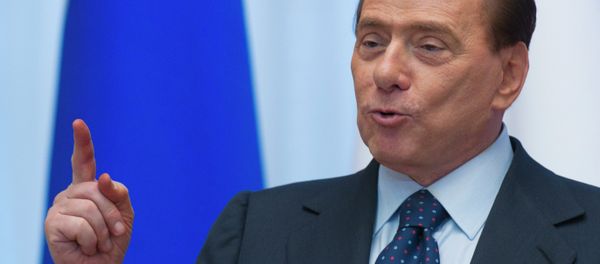 Russian President Dmitry Medvedev, Italian Prime Minister Silvio Berlusconi - Sputnik International