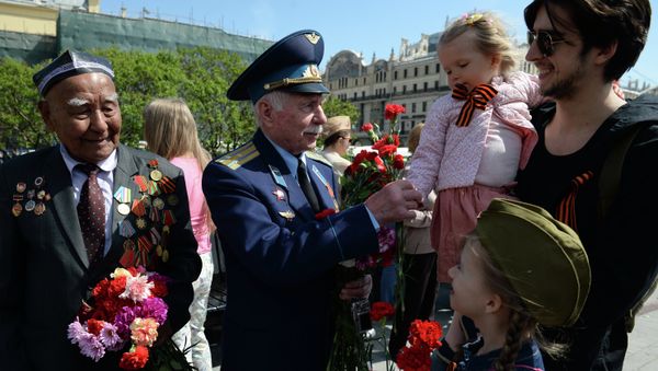 Celebration of Victory Day in Moscow Celebration of Victory Day in Moscow - Sputnik International