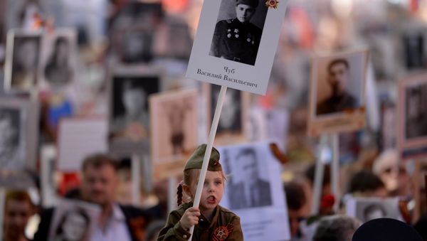 March of Immortal Regiment Moscow regional patriotic public organization on Red Square March of Immortal Regiment Moscow regional patriotic public organization on Red Square - Sputnik International