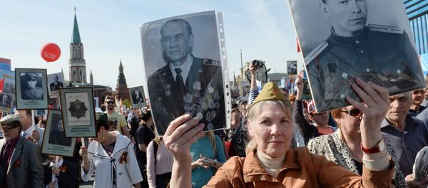 March of Immortal Regiment Moscow regional patriotic public organization on Red Square March of Immortal Regiment Moscow regional patriotic public organization on Red Square - Sputnik International