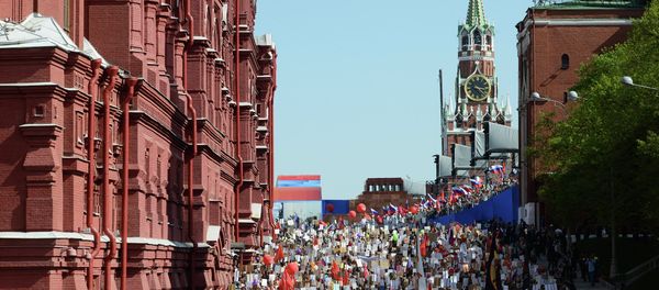 March of Immortal Regiment Moscow regional patriotic public organization on Red Square March of Immortal Regiment Moscow regional patriotic public organization on Red Square - Sputnik International