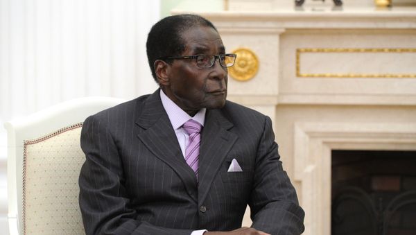 Russian President Vladimir Putin meets with President of Zimbabwe Robert Mugabe - Sputnik International