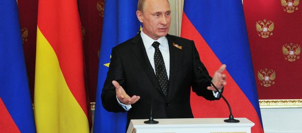 Совместная пресс-конференция президента РФ В.Путина и канцлера Германии А.Меркель - Sputnik International