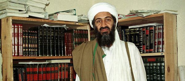 Al Qaida leader Osama bin Laden is seen in Afghanistan. (File) - Sputnik International