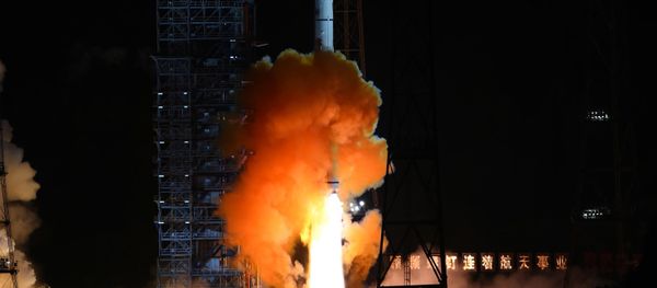 File Photo: An unmanned spacecraft is launched atop an advanced Long March 3C rocket from the Xichang Satellite Launch Center in southwest China's Sichuan Province. File Photo: An unmanned spacecraft is launched atop an advanced Long March 3C rocket from the Xichang Satellite Launch Center in southwest China's Sichuan Province. - Sputnik International