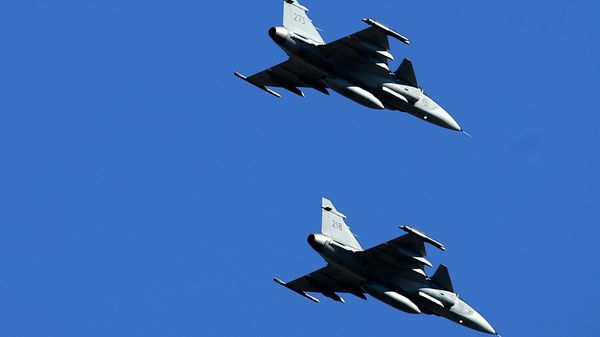 Swedish Air Force JAS-39 Gripen fighters - Sputnik International
