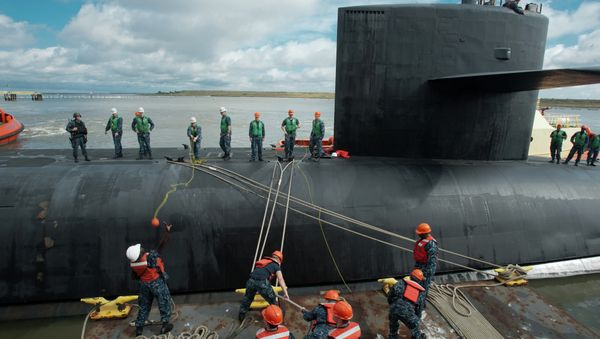 Ohio-class ballistic missile submarine USS Tennessee (SSBN 734) - Sputnik International