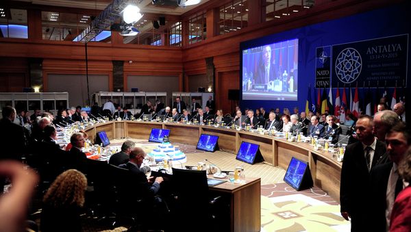 NATO foreign ministers and ambassadors of the member countries meet on May 14, 2015 in Antalya NATO foreign ministers and ambassadors of the member countries meet on May 14, 2015 in Antalya - Sputnik International
