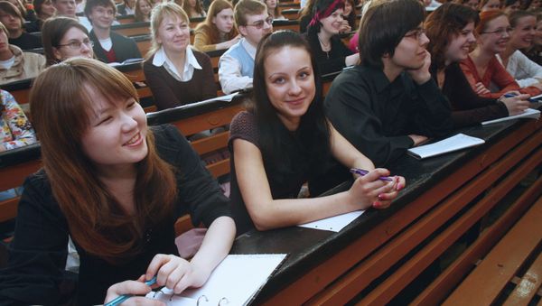 Students from the Moscow State Pedagogical University - Sputnik International
