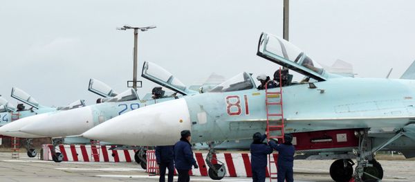 New equipment arrives at Belbek airfield in Crimea - Sputnik International